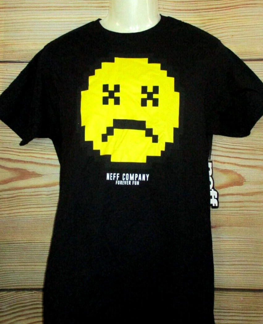 MENS NEFF COMPANY BLACK T-SHIRT SIZE S gallery