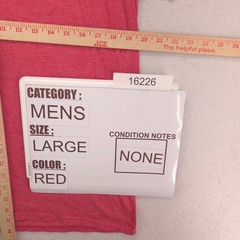 Magellan Outdoors Short Sleeve Crew Neck T-Shirt Mens Size Large L Red