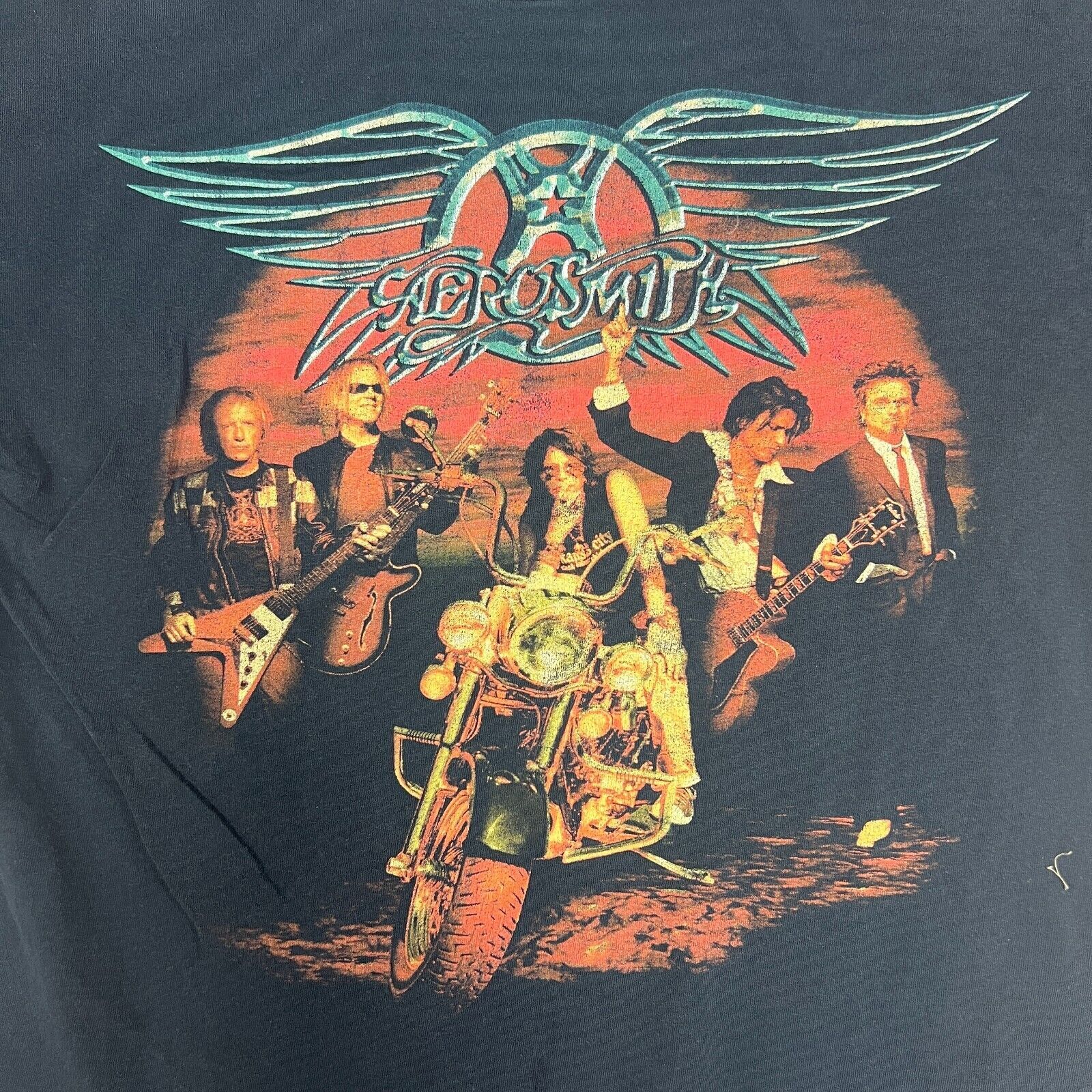Vintage Aerosmith 2006 Rockin The Joint Tour Black All Size Shirt AC959