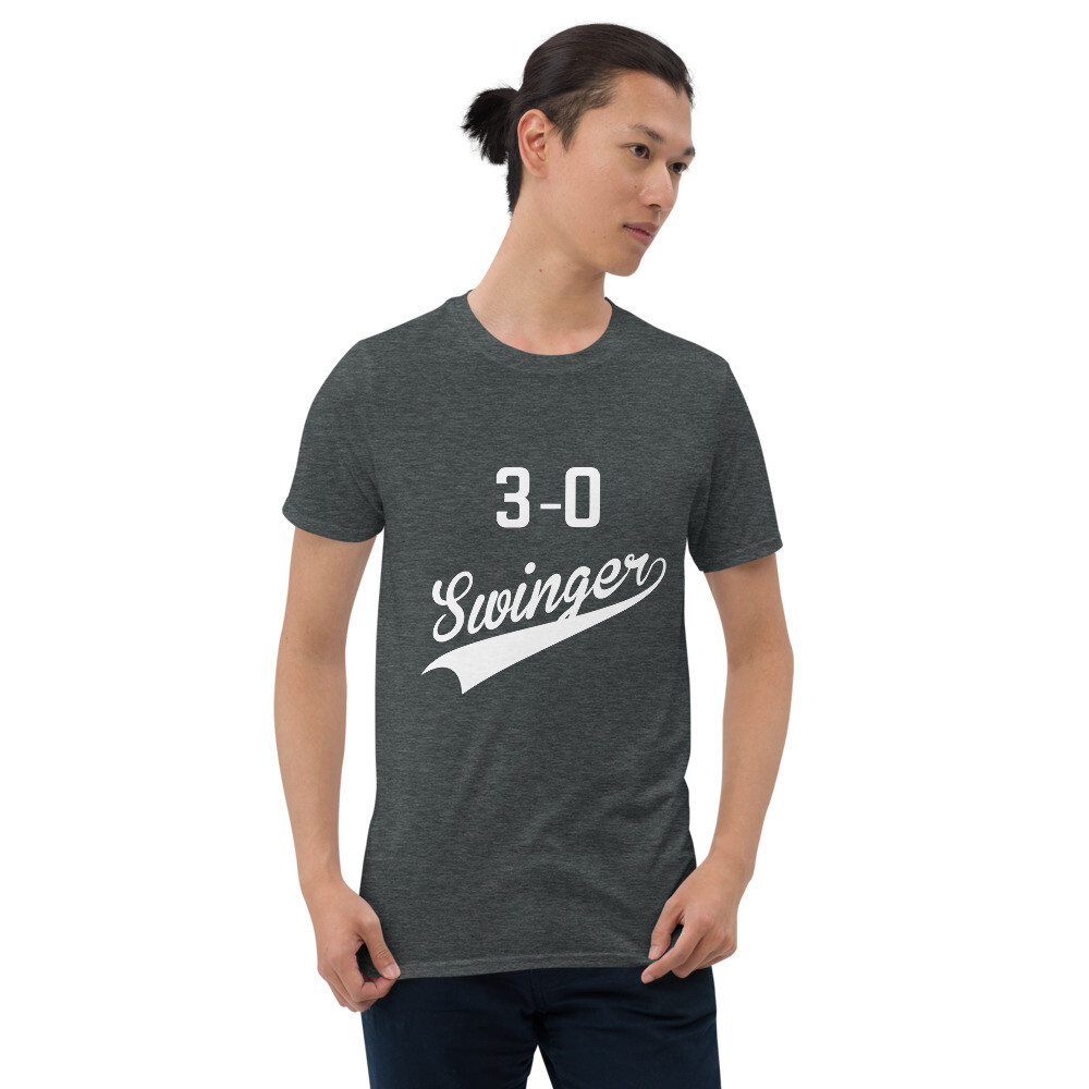 3-0 Swinger Fernando Tatis San Diego Padres Baseball T-shirt - White Text Sale gallery