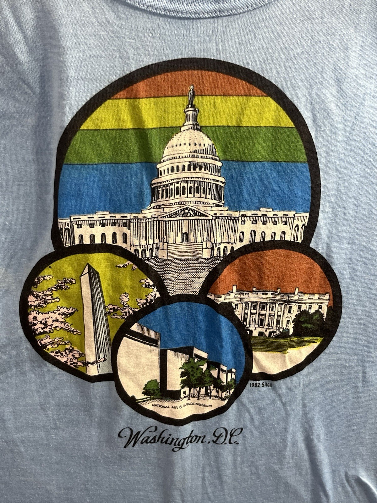 VTG 1982 Washington National Air & Space Museum T Shirt TeeJays S USA Made READ gallery