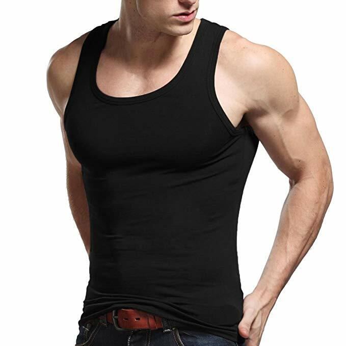 3-12 Packs Mens 100% Cotton Tank Top A-Shirt Undershirt Ribbed Finest Quality gallery