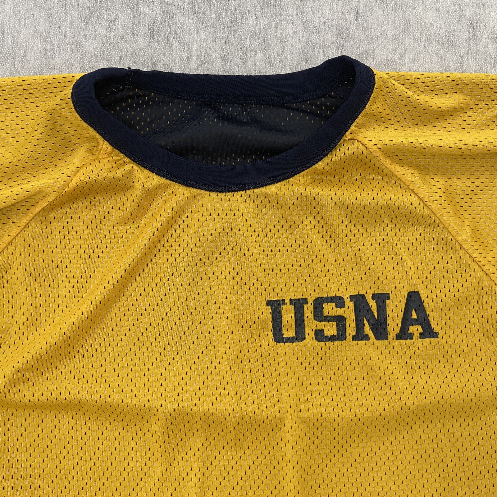 VINTAGE USNA Jersey Adult Medium Champion Naval Academy Reversible Mesh Shirt M gallery