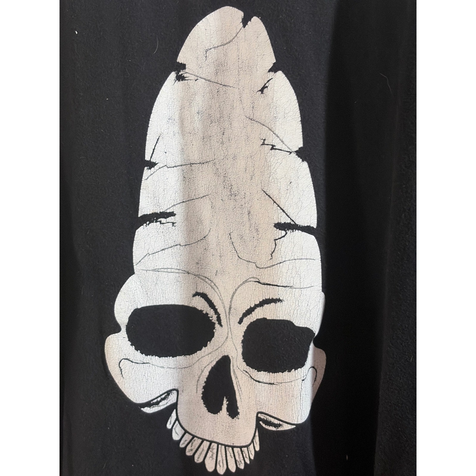 Ramones Long Sleeve Graphic Tee Black Skull Punk Rock Band Shirt Mens XL gallery