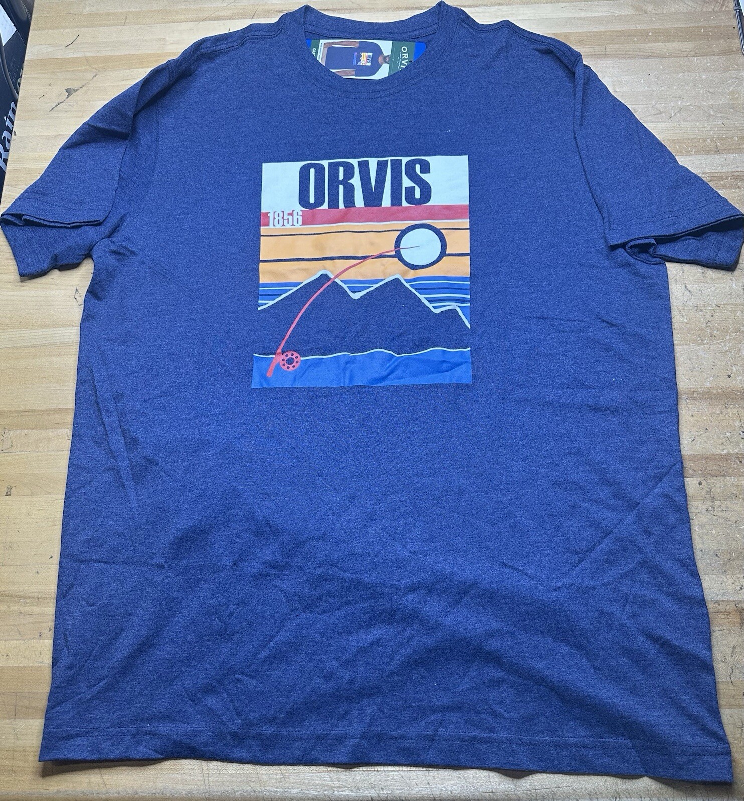New Orvis Shirt 1856 Mens Short Sleeve Graphic Tee Outdoor Fishing gallery