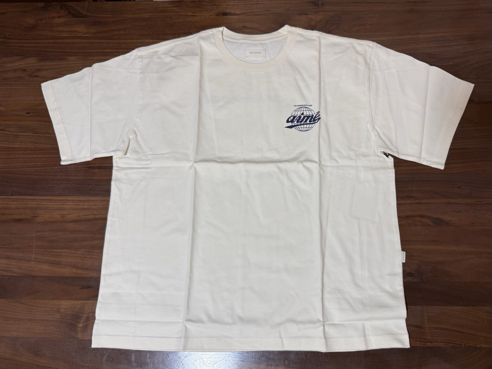 Aime Leon Dore ALD Cycling Logo Tee in Pristine (Cream) Men’s Size XL T-Shirt gallery