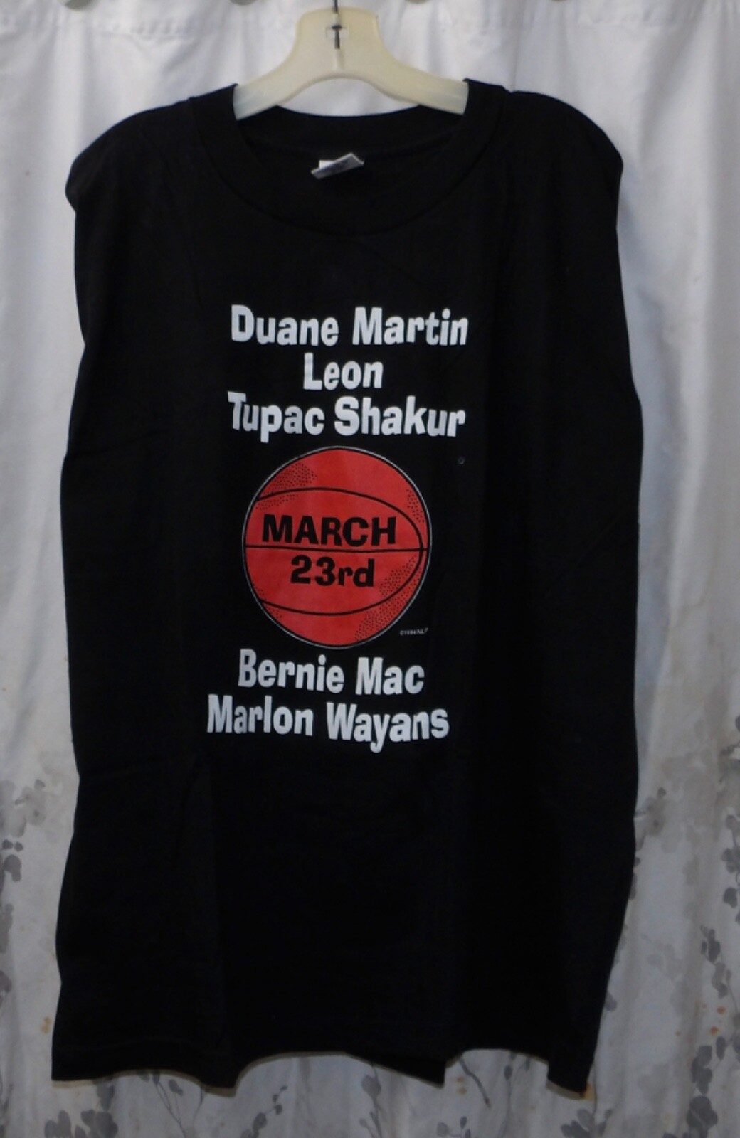 1994 DIAMOND STAR ABOVE THE RIM TUPAC PROMO T-SHIRT SIZE XL 46" 30" NEVER WORN gallery