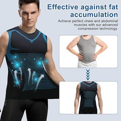 Singlets for Men Shaper Tank Top Compression Sleeveless Sports Muscle Tee Shirt