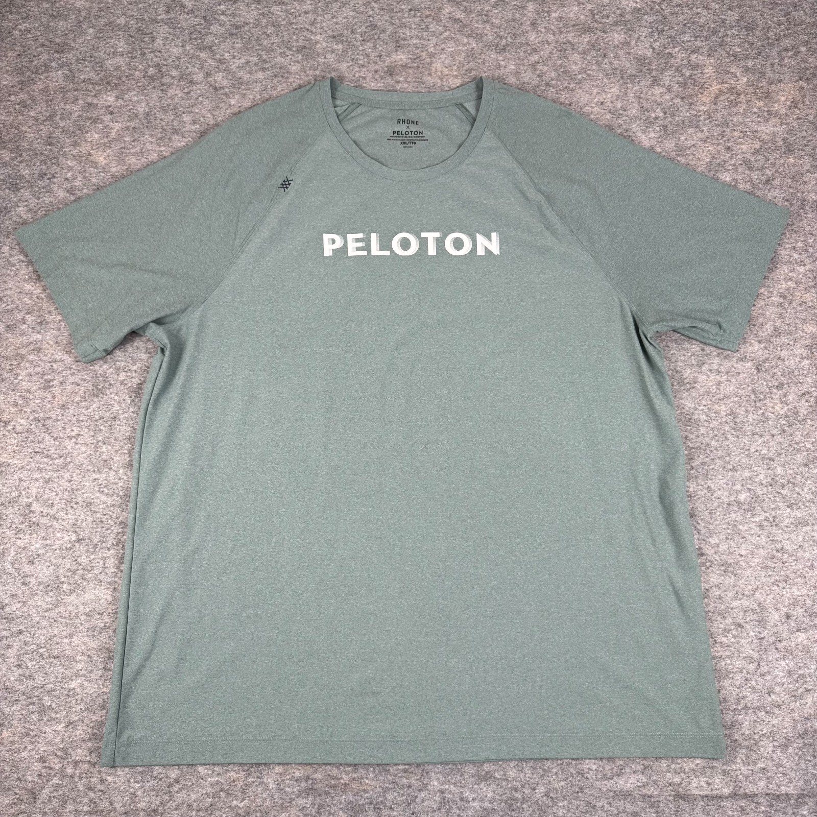 Rhone x Peloton Modern Performance T-Shirt Tee Green Mens 2XL XXL gallery