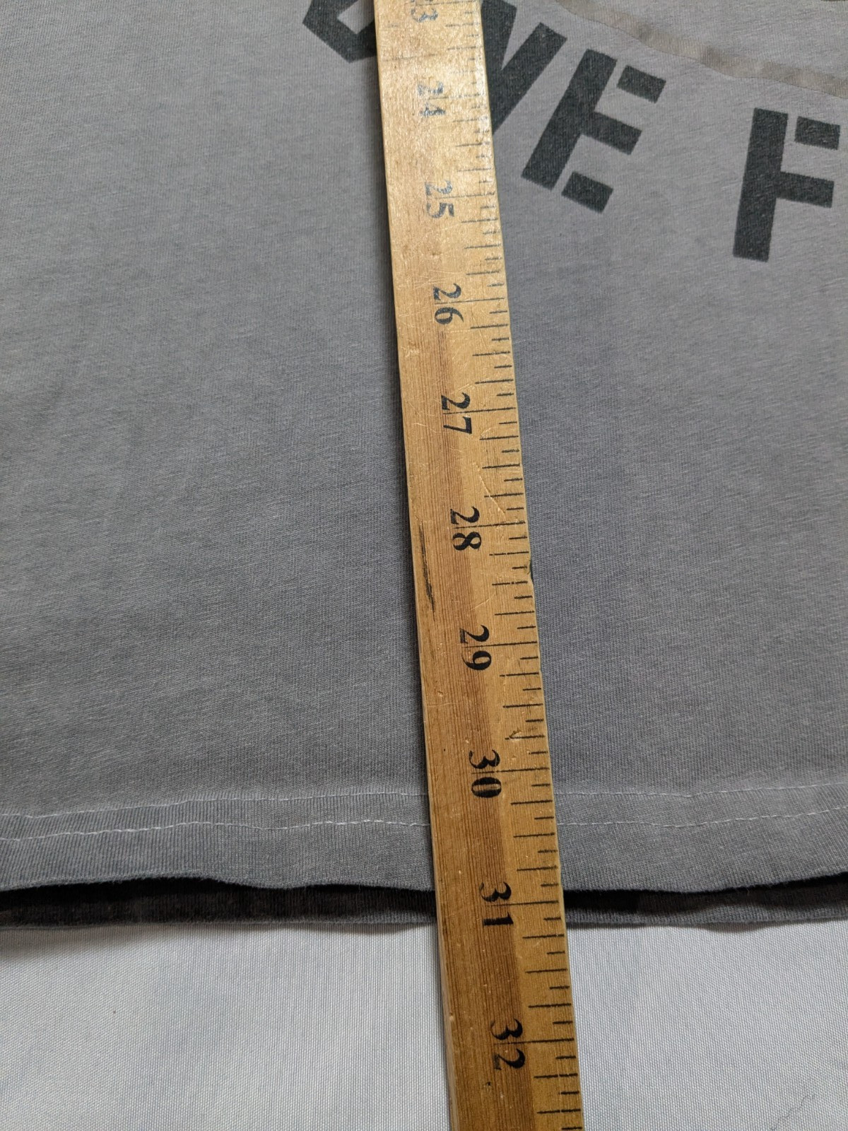 HEADRUSH FORTUNE FAVORS THE BRAVE x FEAR NONE - Men 2XL Gray T-Shirt gallery