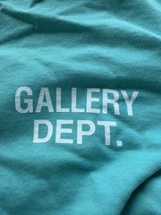 Gallery Dept. Men’s Blue Long Sleeve Graphic Logo Tee Cotton Jersey Crew M