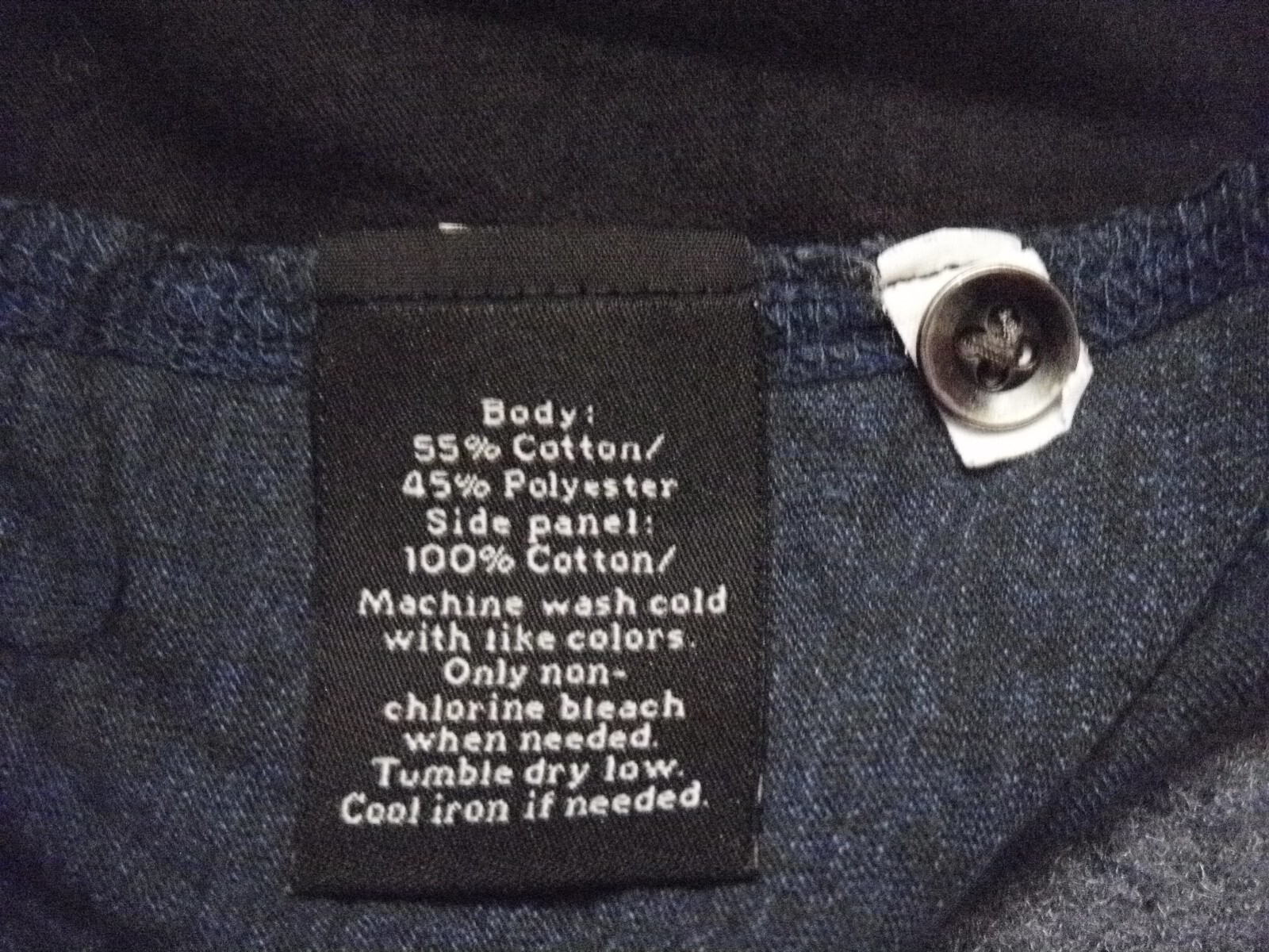 Rock & Republic Henley Pullover Men S Blue Black Long Sleeve gallery
