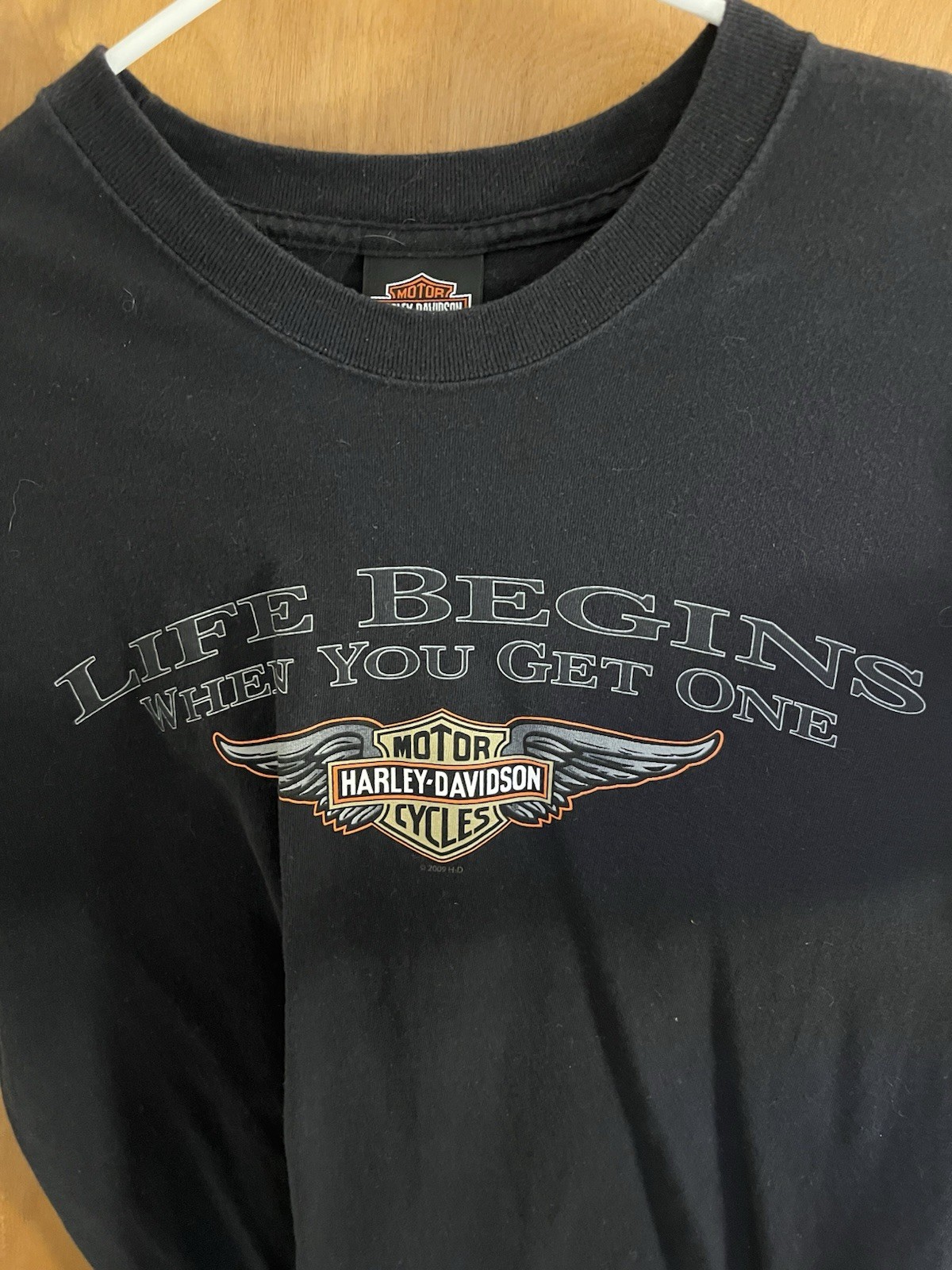 VTG Harley-Davidson Adventure T-shirt Men's Size L Dover, OH Motorcycles Classic gallery