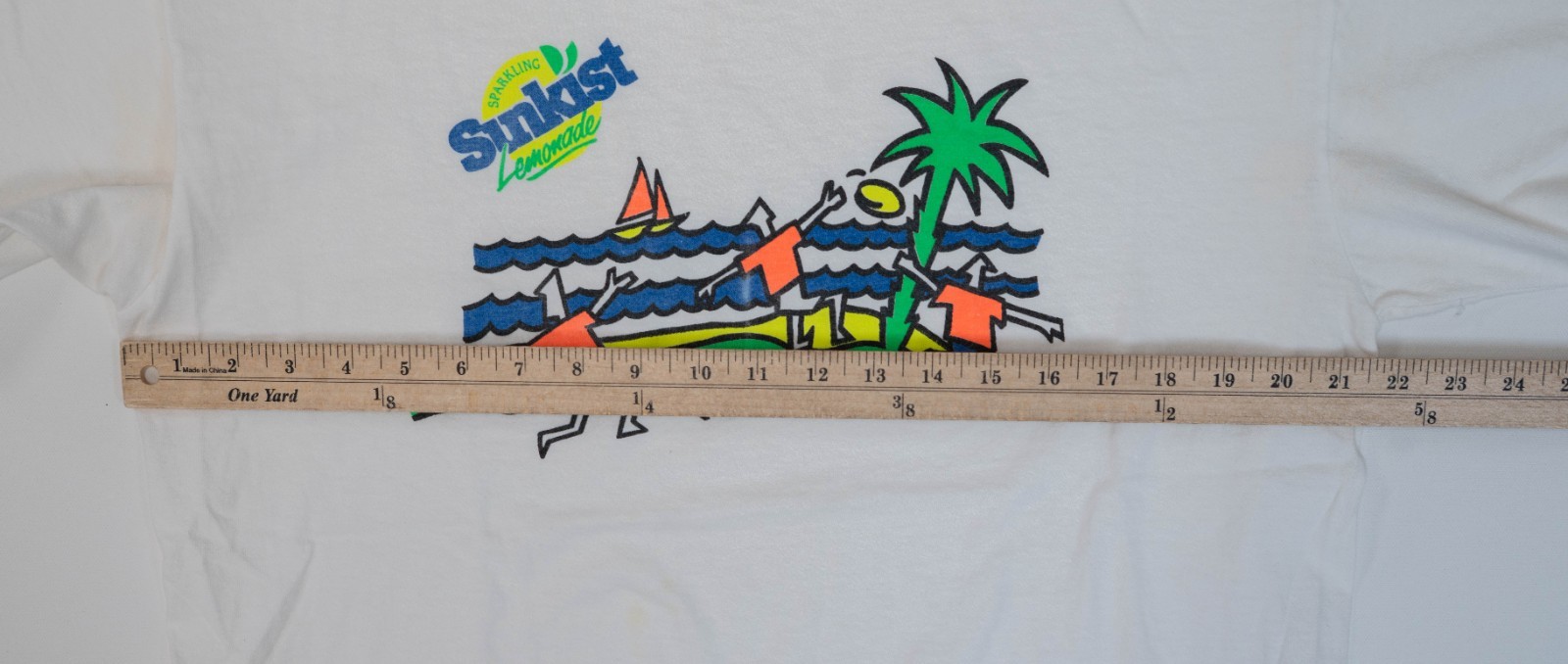 Vintage SUNKIST T-Shirt L Soda Pop Promo Men Size Large 90s Single Stitch Snack gallery