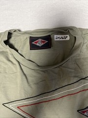 Bear Surf Board Men’s Long Sleeve Shirt Size L Khaki SM1638