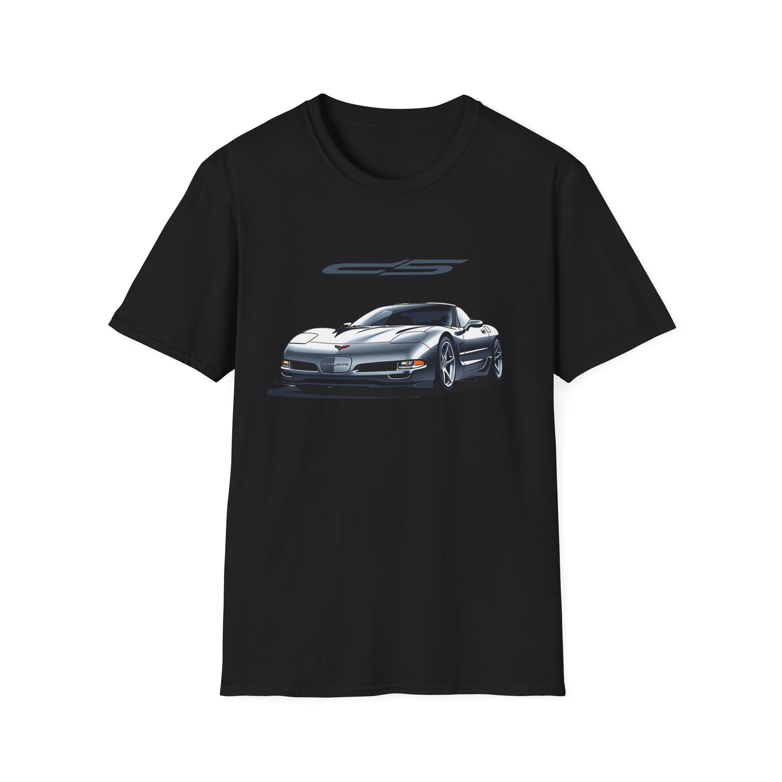 C5 Corvette Shirt | Silver C5 Vector Art | LS1 Muscle Car Tee Retro Racing Gift gallery