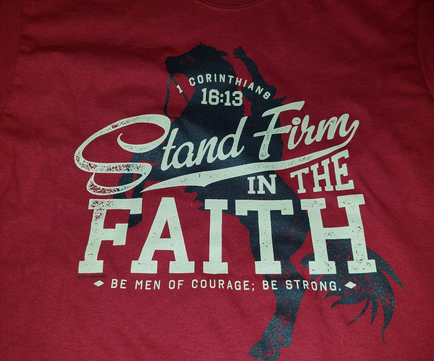Kerusso Stand Firm In The Faith Christian Short Sleeve T-shirt (New) gallery