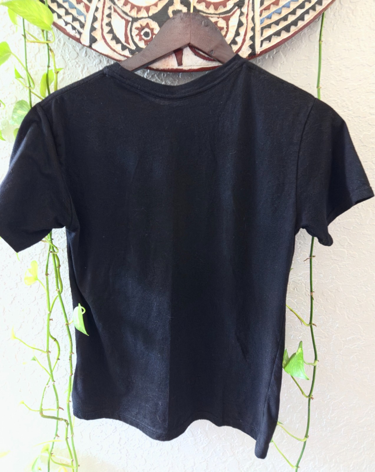 Black Cotton Tshirt feat a colorful graphic teddy bear,by Legend,size 14/16, lar gallery