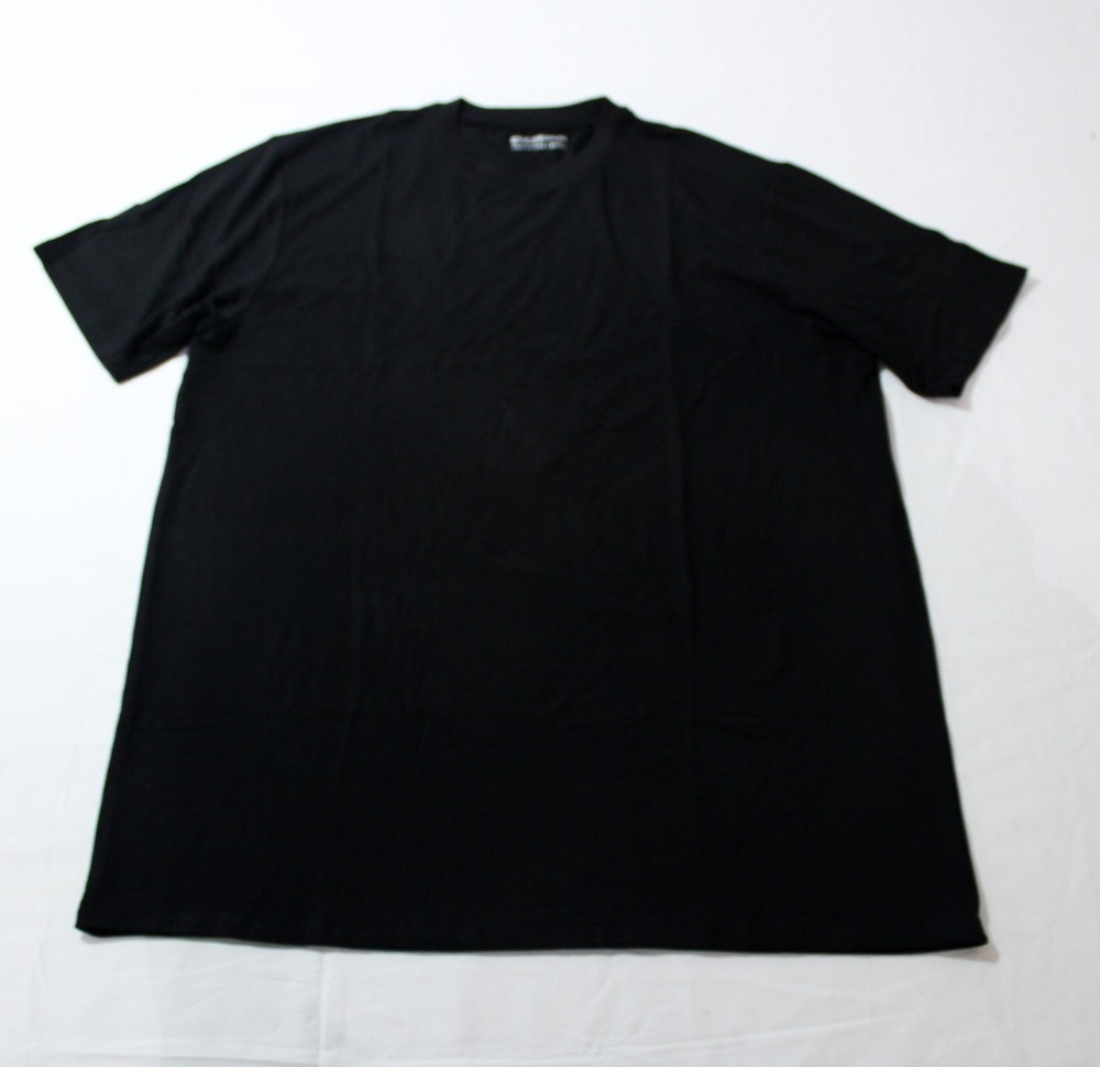 Ekkovision Men’s Solid Blank Short Sleeve T-Shirt EJ3 Black Size 3XL NWT