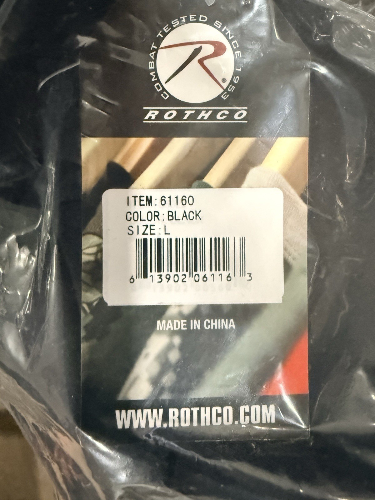 Rothco 61160 "Molon Labe” Spartan Black Short Sleeve T-Shirt - Size L - NWT gallery