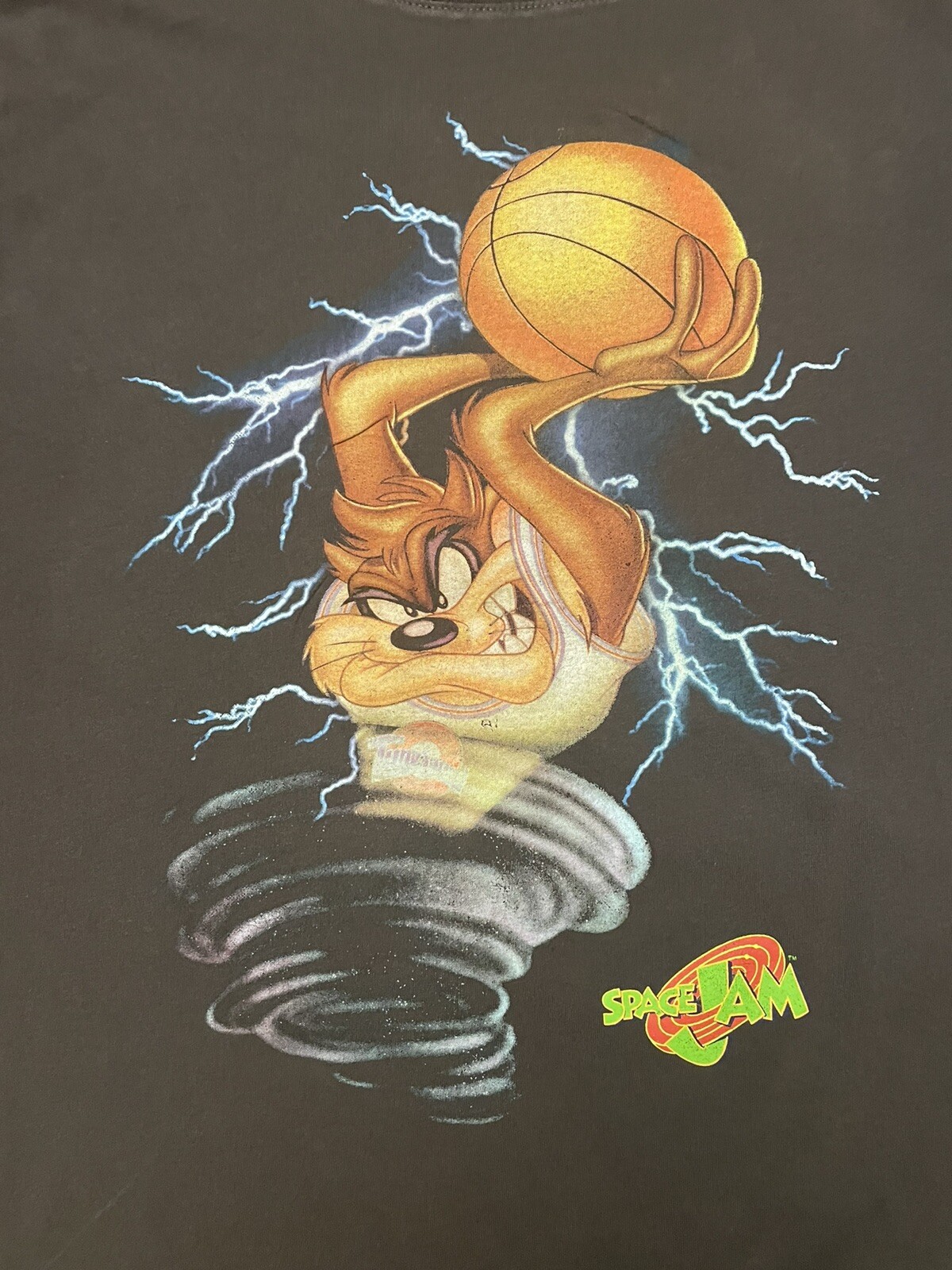 Space Jam Tune Squad Authentic Tasmanian Devil Silkscreen Printed T-Shirt gallery