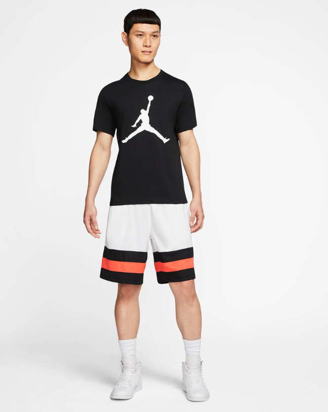 Nike Air Jordan Jumpman Logo Mens T-Shirt Black Multi Size Sportswear Top gallery
