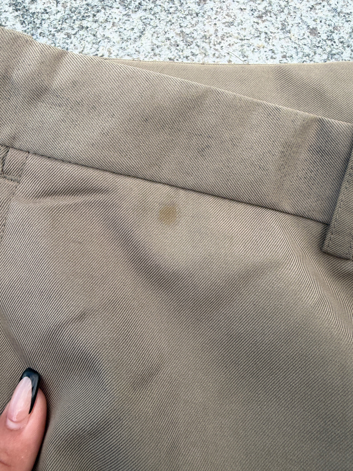 Vintage Yuppie 2000s Khaki Cotton Trousers Unisex Casual Medium gallery