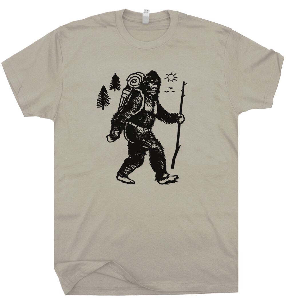 Bigfoot Hiking T Shirt Funny Sasquatch Cool Camping Men Women Appalachian Trail gallery