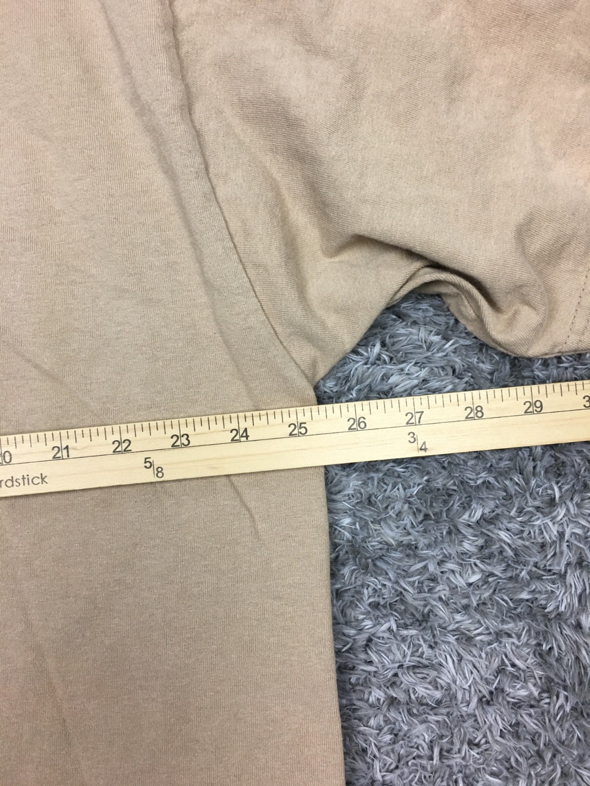 Pro Club Heavyweight Shirt Mens Size 2XL Beige Tan Short Sleeve Cotton gallery