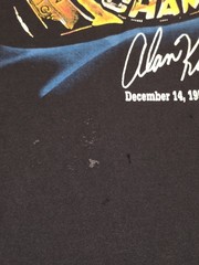 Vtg 90s Alan Kulwicki Single Stitch Champion Ring NASCAR T-Shirt LG Flaw See Pic