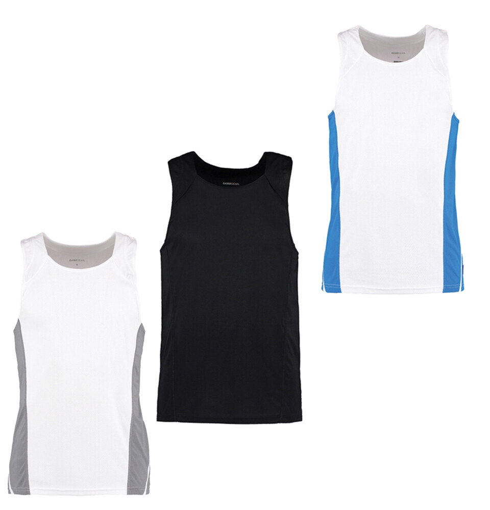 Mens Regular Fit Sports Vest Running Gym Fitness Jogging T-shirt