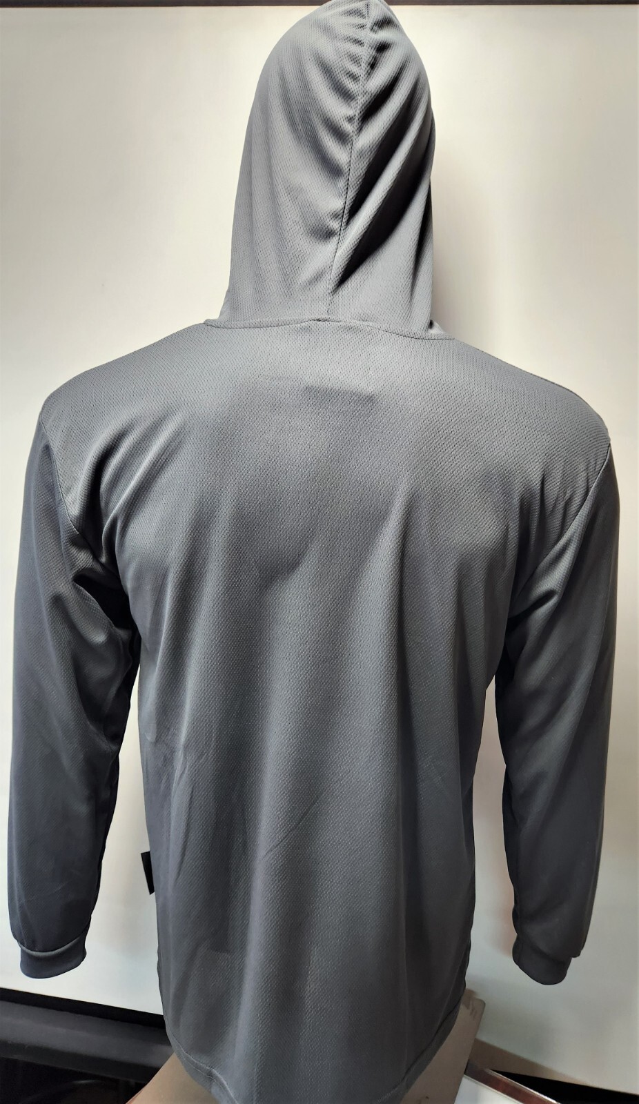 BLACK, Grey, BLUE Long Sleeve Safety Shirt With Hoodie, Polyester Birdeye Mesh gallery