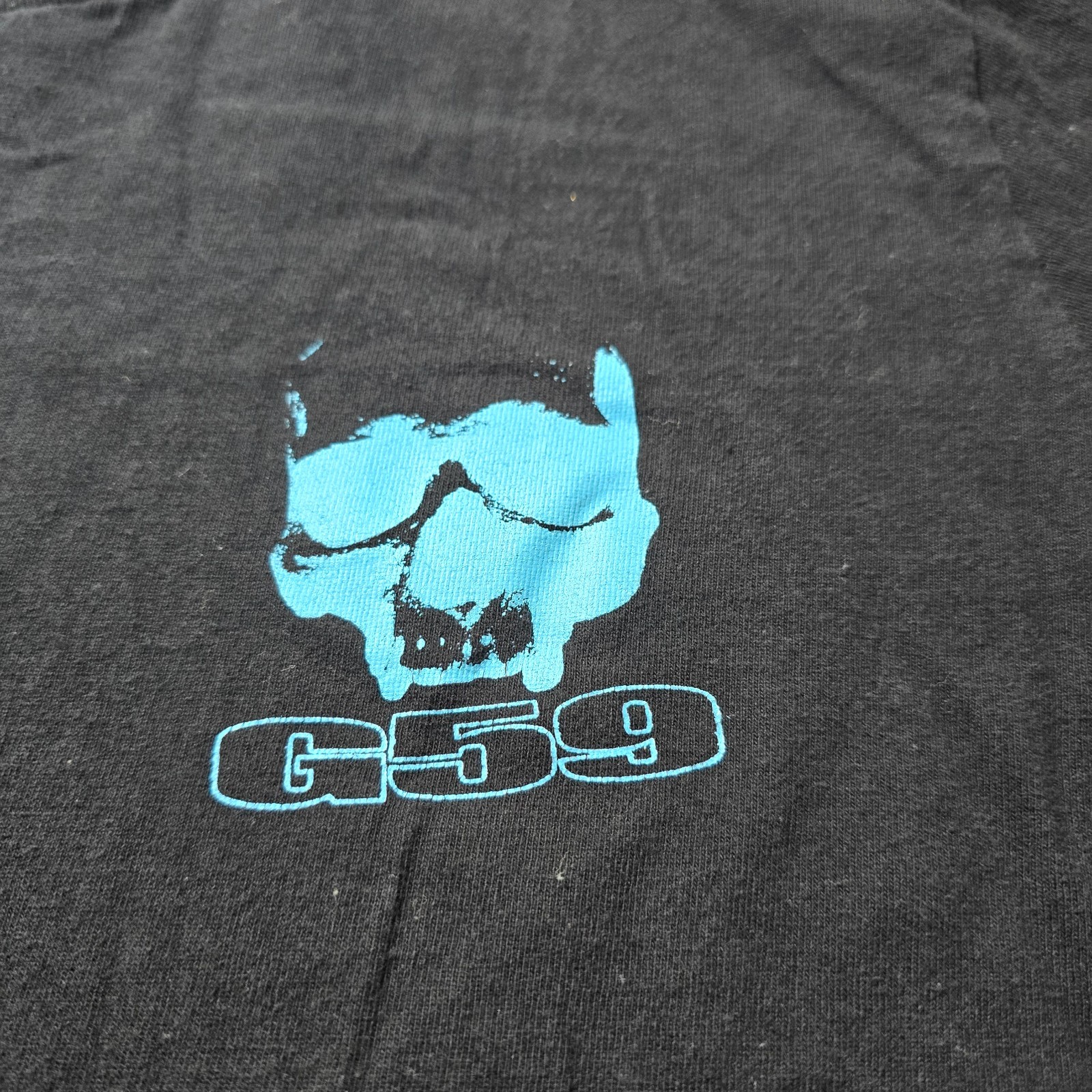 G59 Records T-Shirt Mens Medium Black 100% Cotton Skull Logo Suicideboys Hip-Hop gallery
