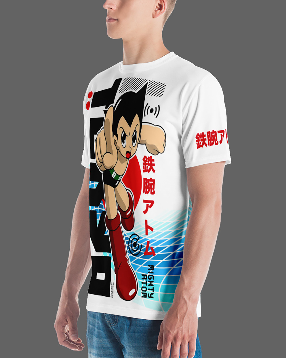 Astro Boy Tokyo All Over Print Men's Crew Neck T-Shirt All Sizes gallery