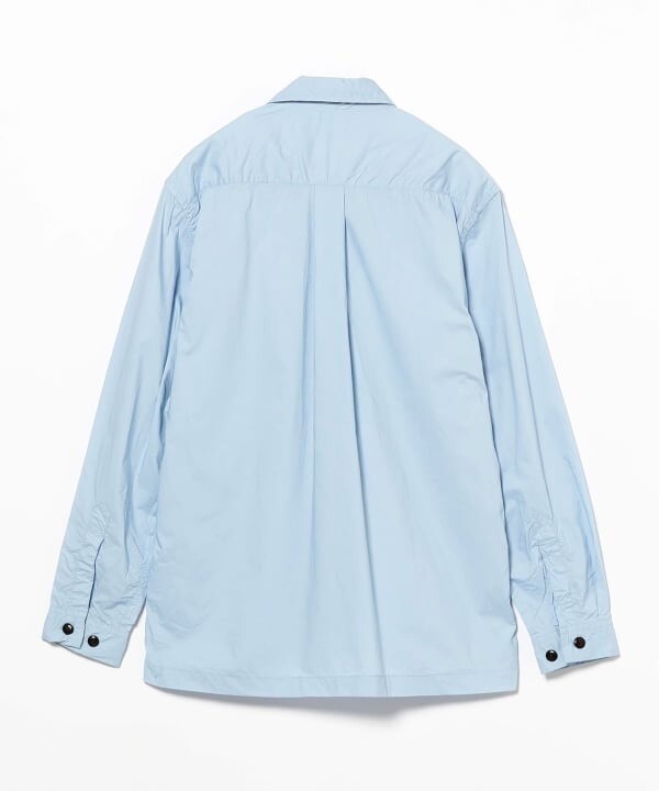 (ASK availability First) BEAMS dip broadcloth work shirt New gallery