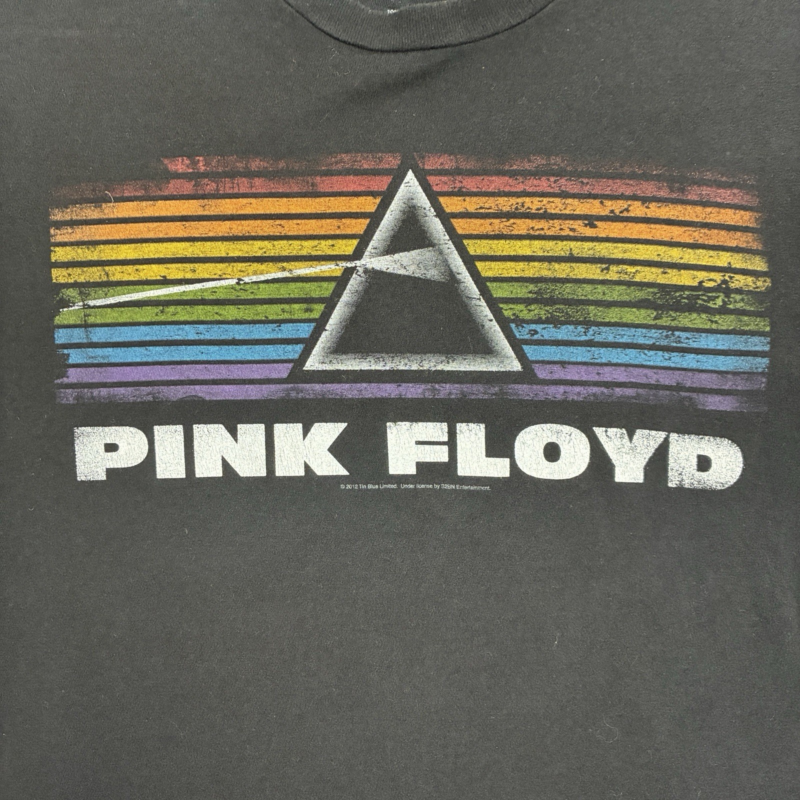 Pink Floyd Liquid Blue Dark Side Of The Moon Black Album Graphic T Shirt gallery