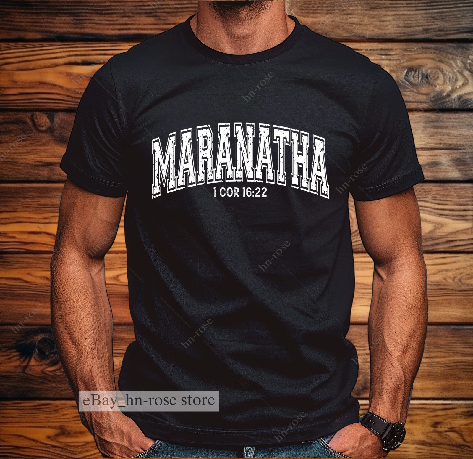 Maranatha T-Shirt 1 Cor 16:22 Come Lord Jesus Christian Scripture Faith Tee Gift gallery