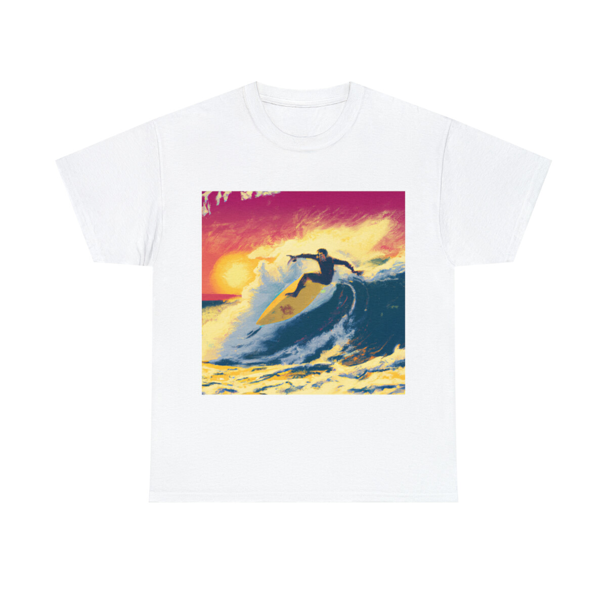 Vintage 70s 80s Style Surfer T Shirt NEW Adult Surf Art Tee Photo Hawaii Hipster gallery