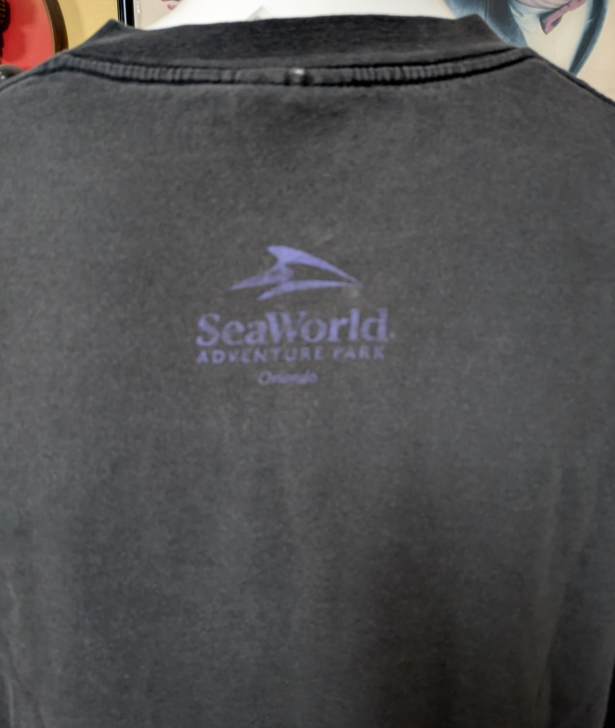 VTG Y2K Sea World Orlando Kraken Roller Coaster T Shirt Large gallery