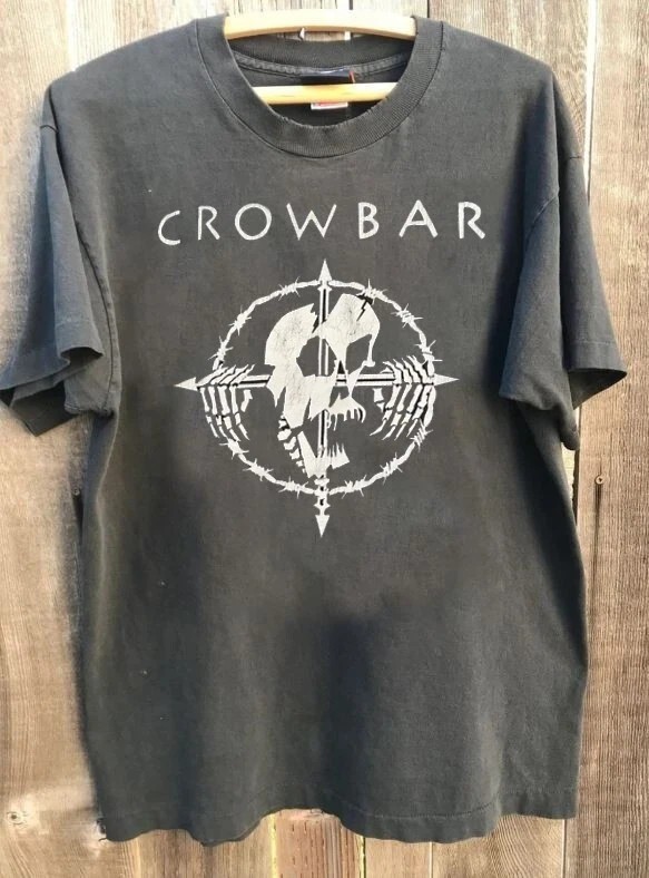 Retro Crowbar rock tour Tweed color Cotton All Size Shirt B07.266