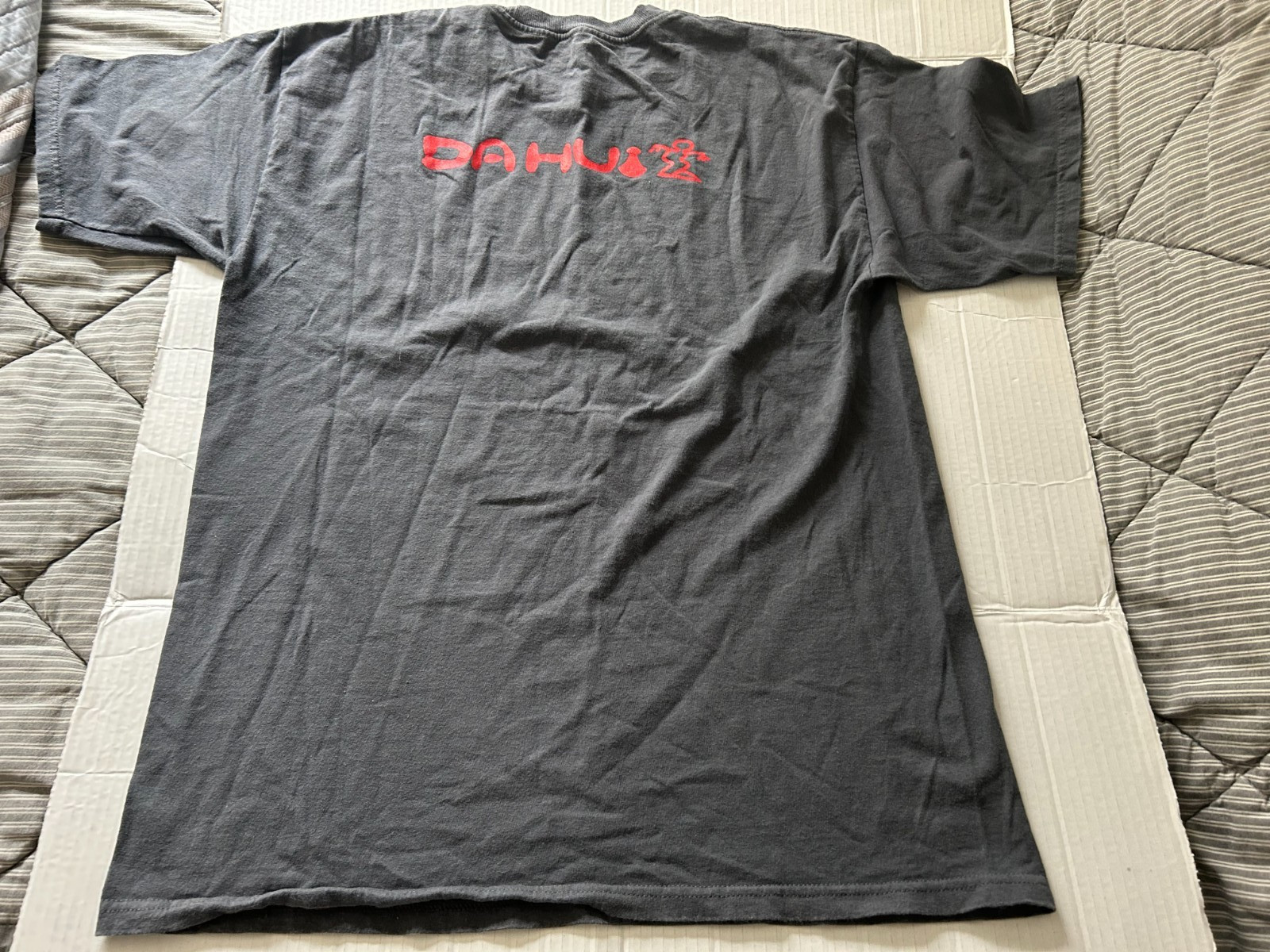 DA HUI HAWAII VINTAGE SIZE L GRAY SHORT SLEEVE T-SHIRT.SEE DESCRIPTION gallery