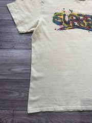 Supreme Paint Smeared Logo Short Sleeve T-Shirt Size Mens Medium