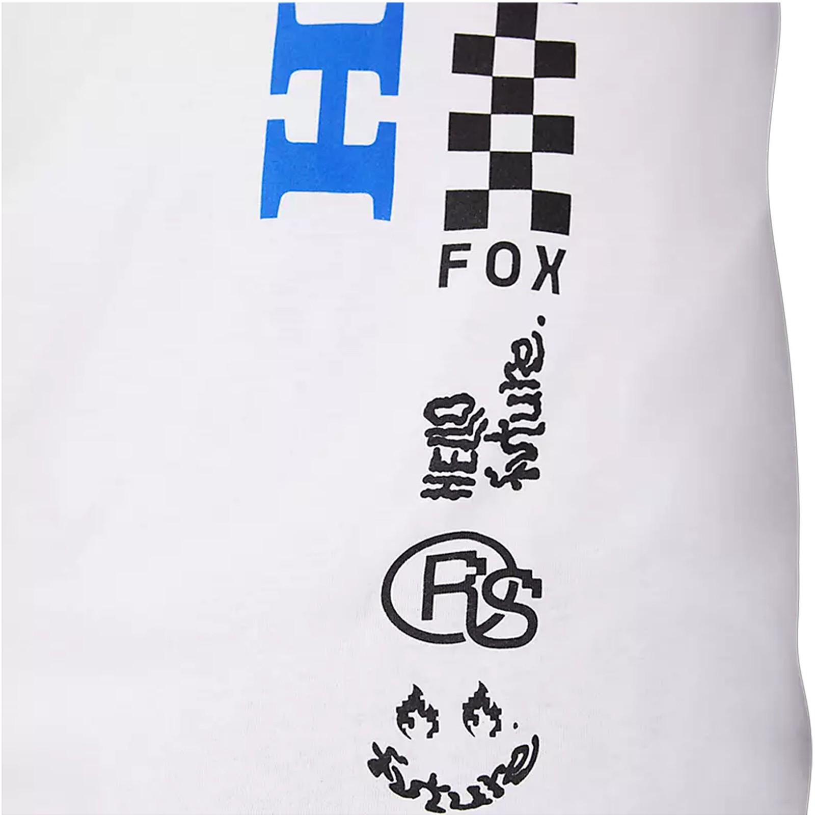 Fox Racing Optic White Honda Tee Shirt Lightweight Comfortable Fine-Knit Fabric gallery