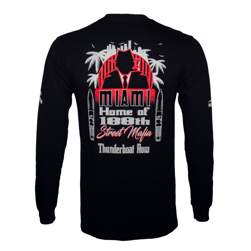 Vintage 1982 Thunderboat Row | Cotton Long Sleeve | Black