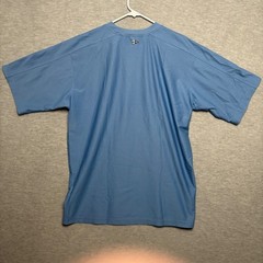 Vintage Adidas Climacool 3 Stripe Blue Athletic Training Gym shirt Large