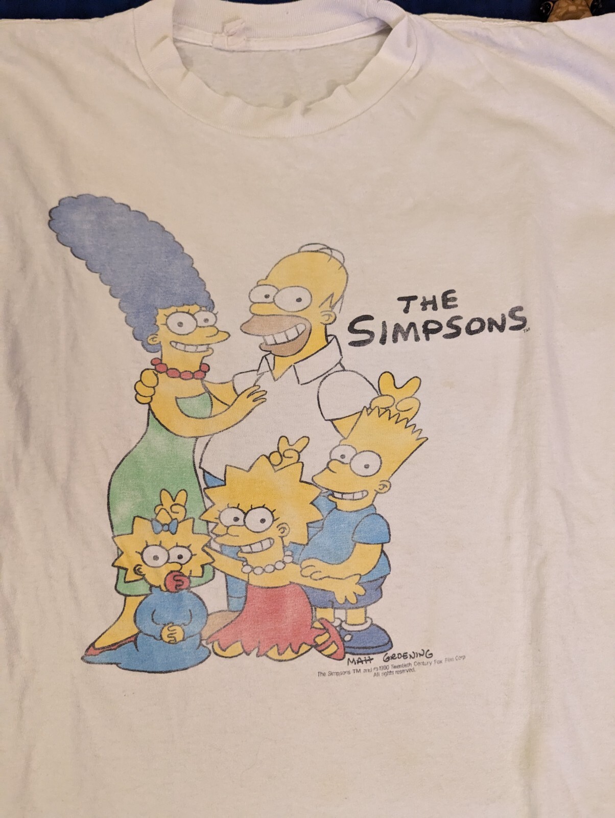Vintage 90s The Simpsons Size XXL Matt Groening 20th Century Fox Rare