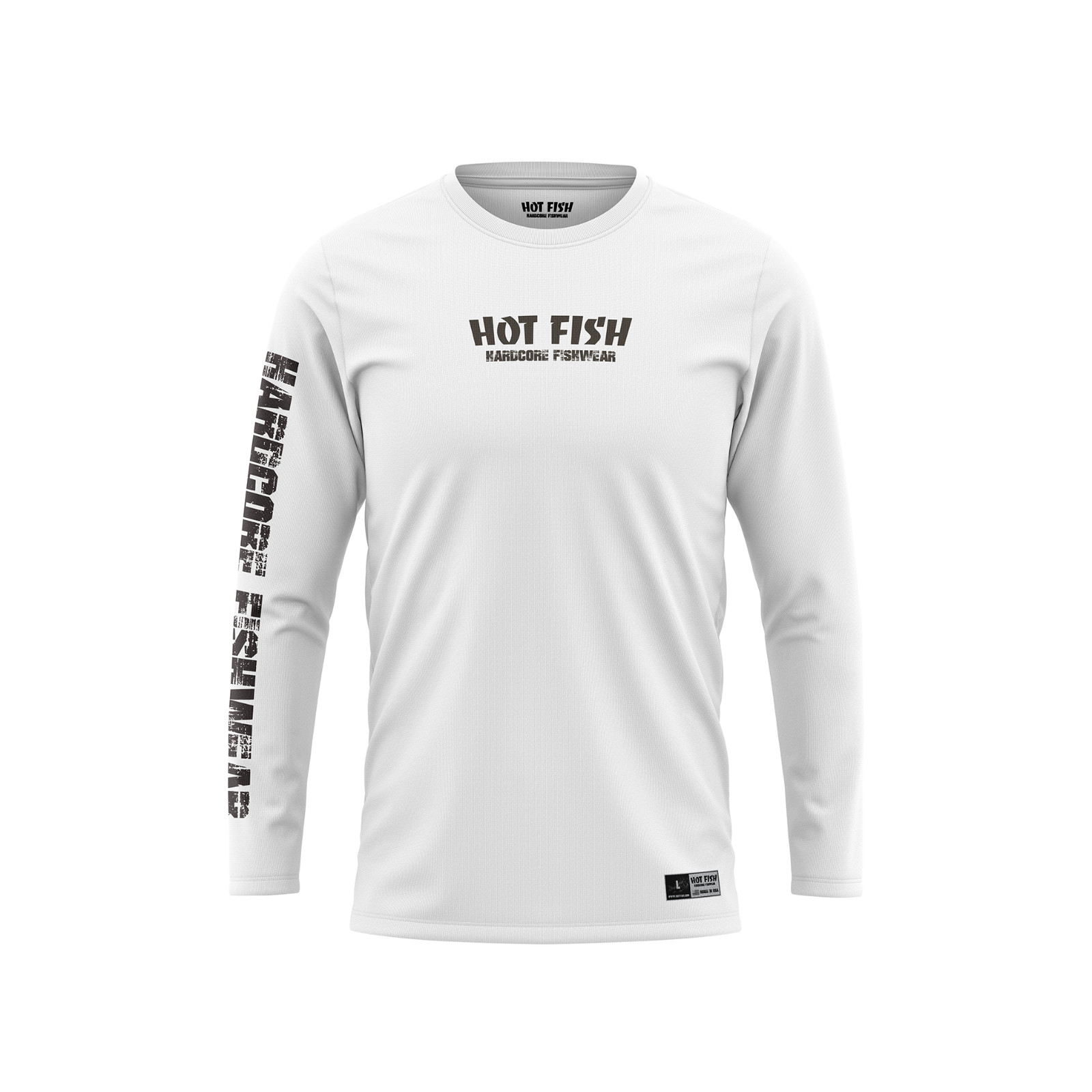 BLACK SEE BASS HOT FISH - Men’s Long Sleeve Fishing Shirt – UPF Protection gallery