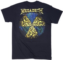 Megadeth Rust In Peace 30th Anniversary T Shirt New & Official Black S-2XL