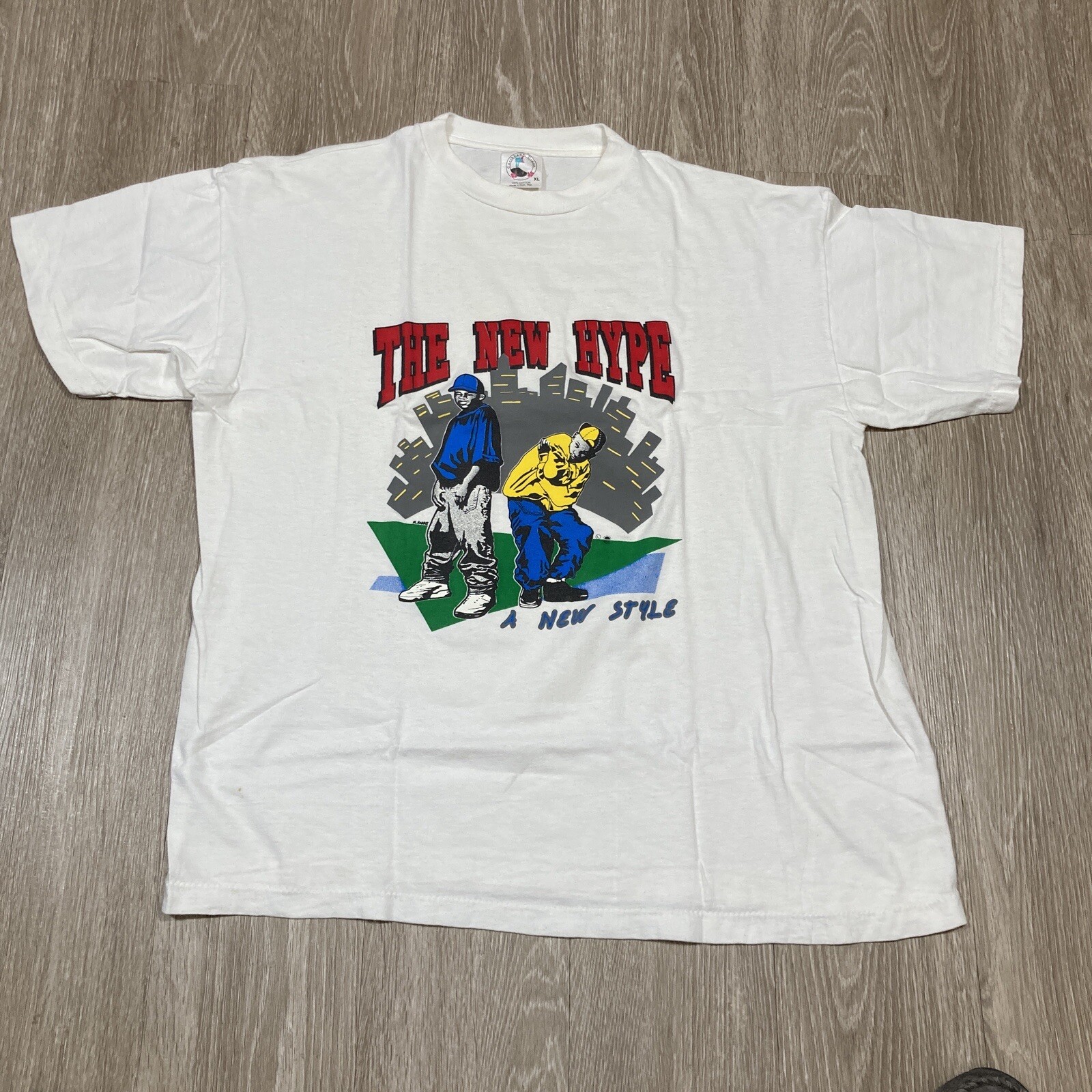 New Hype Shirt XL Vintage 90s 00s Urban Style Streetwear Hip Hop Rap Y2k Tee gallery