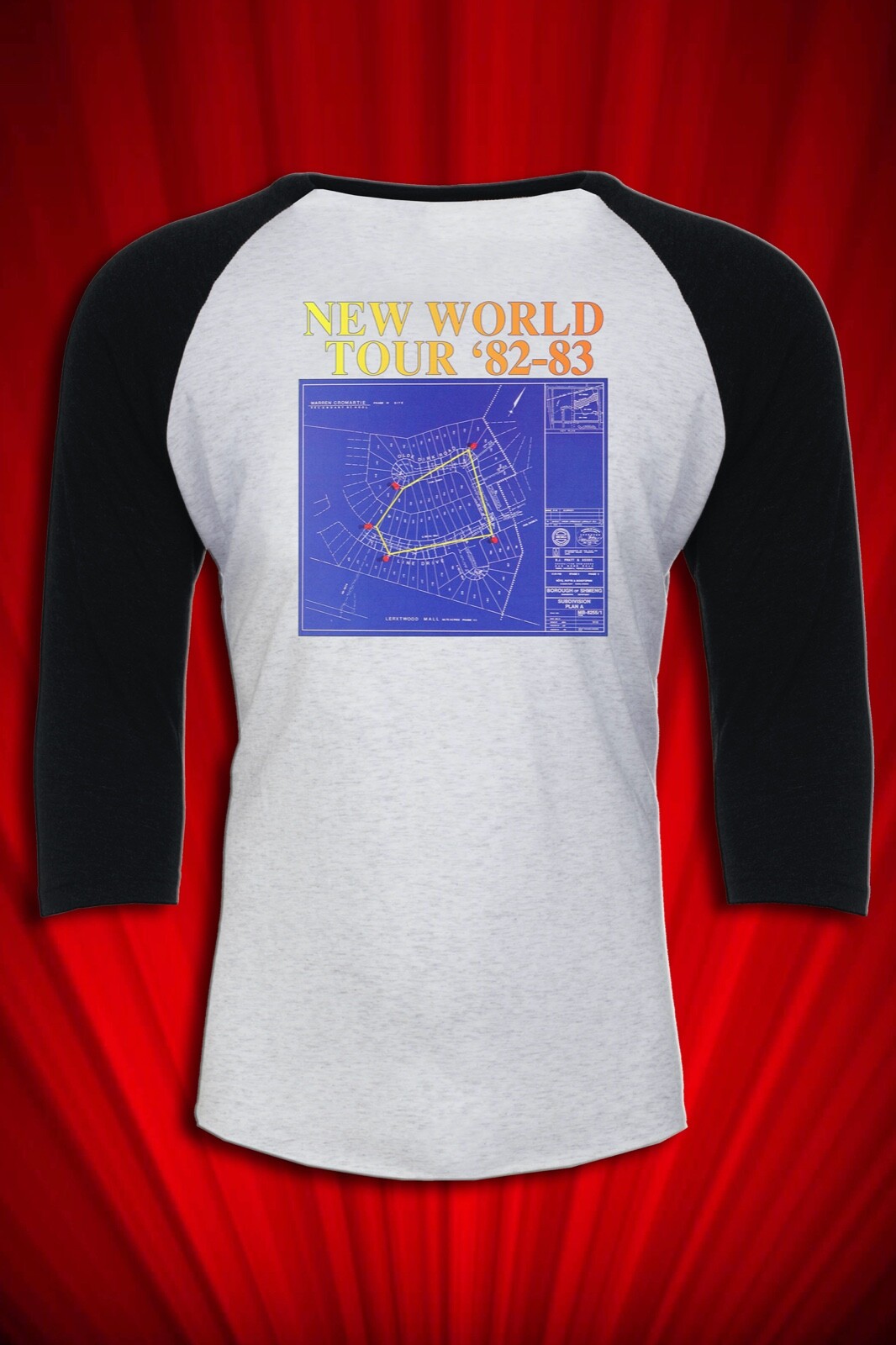 Signals 1982-83 Tour Jersey T-SHIRT FREE SHIP USA gallery